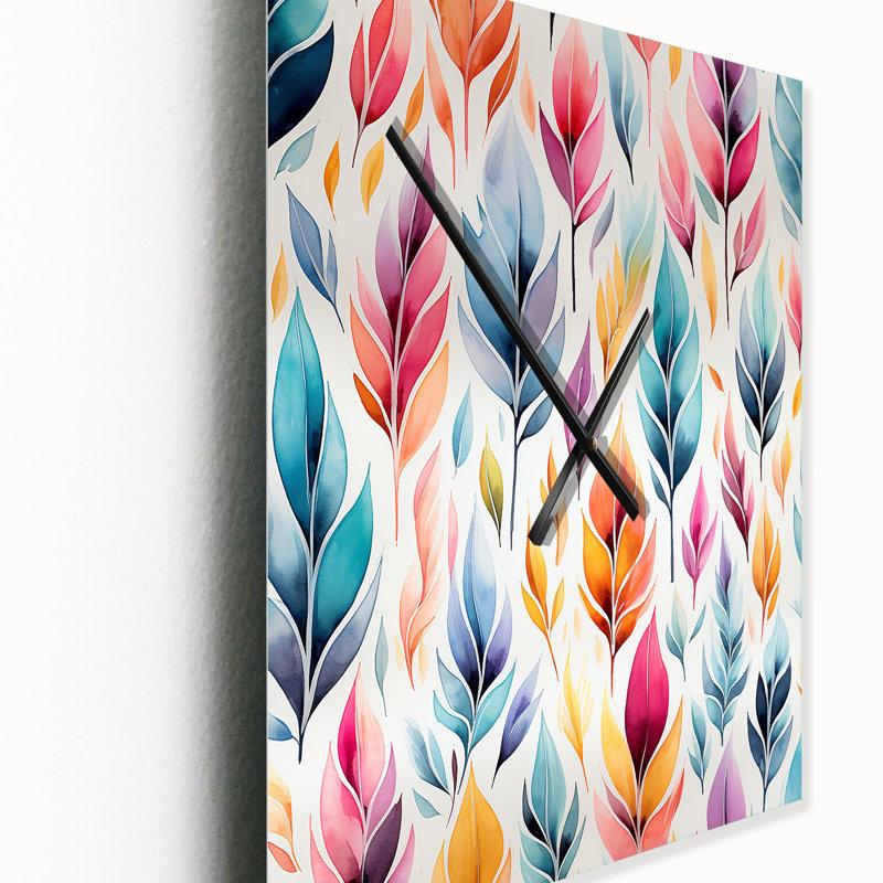 Jasmina - Horloge murale abstraite, Grand