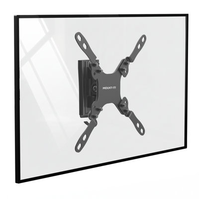Mount-It RV TV Mount with Dual Wall Plates | No-Rust Quick Release Aluminum Mounting Bracket