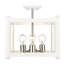 4 - Light White Lantern Pendant