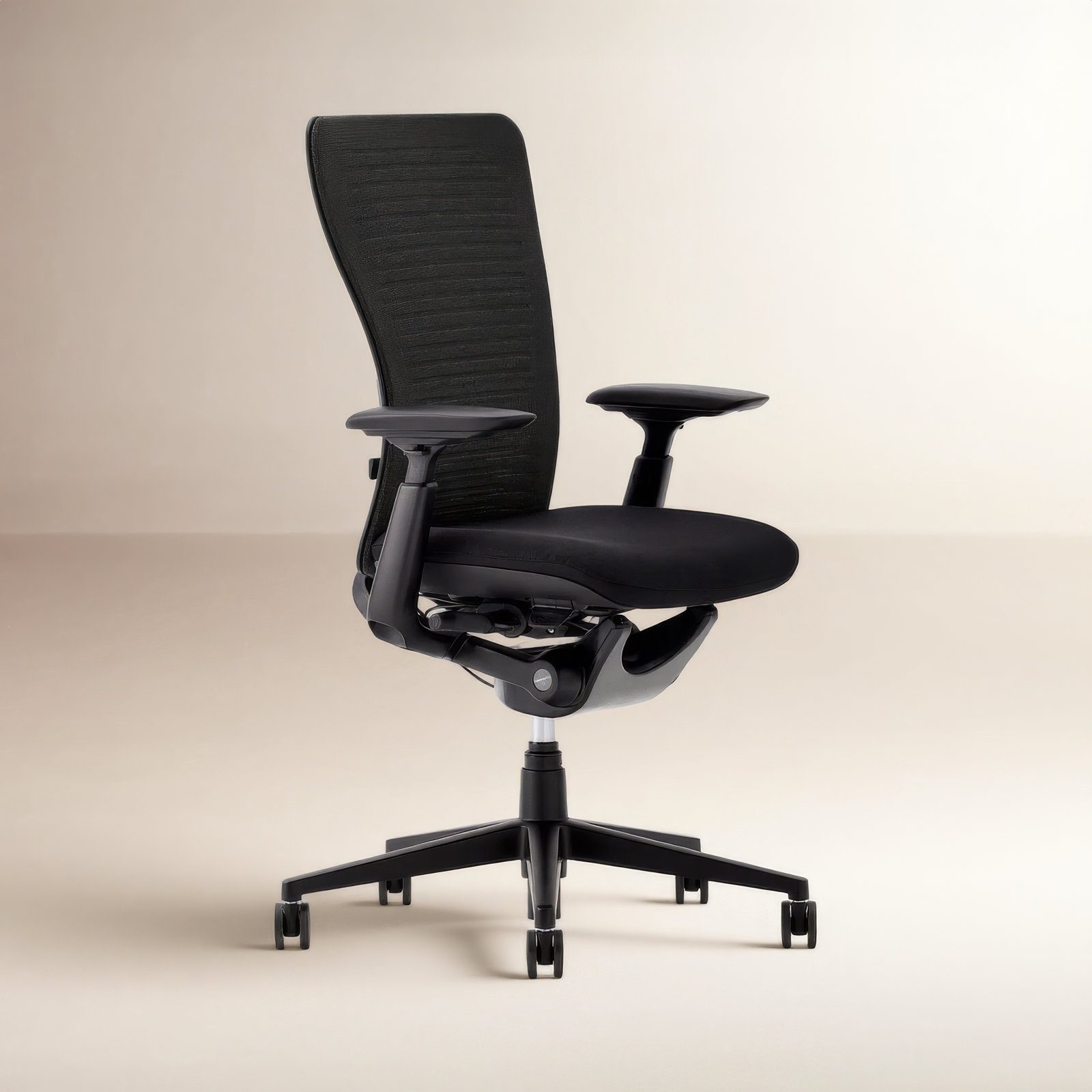 Haworth Zody Digital Knit Office Chair - Standard Posture with Lumbar Support, Onyx