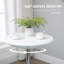 Round Steel Outdoor Bar Table - 61 cm W 61 cm D