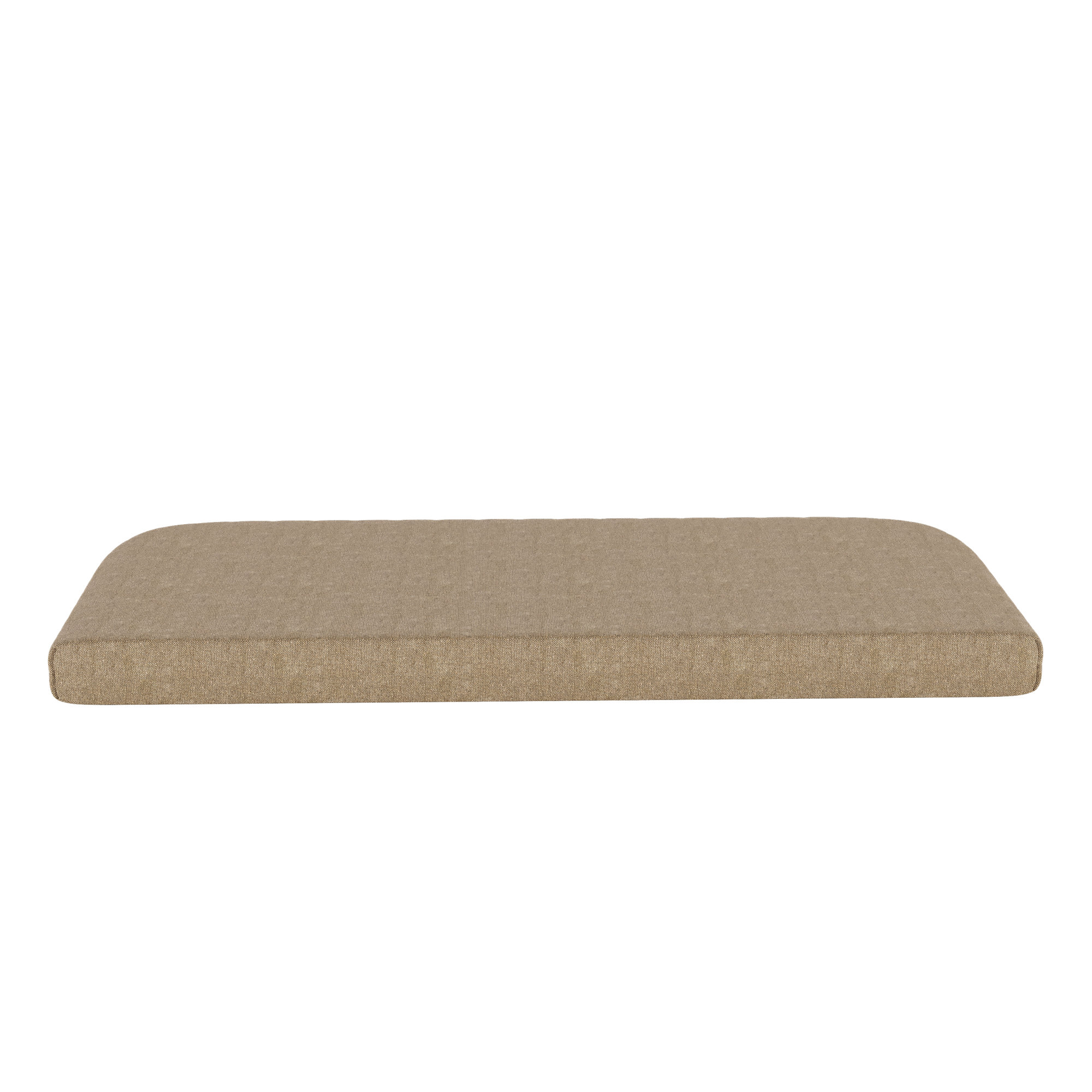 Sunbrella® Outdoor 3'' Bench Cushion, Spectrum Mushroom Sunbrella® Plainweave