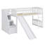 Lit mezzanine avec escalier et glissade-239125210