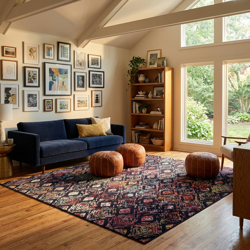 Ivy Daijanay Rug, Square 10'
