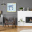 «Blue Crab VI» par Phyllis Adams, art mural en verre acrylique-101650169