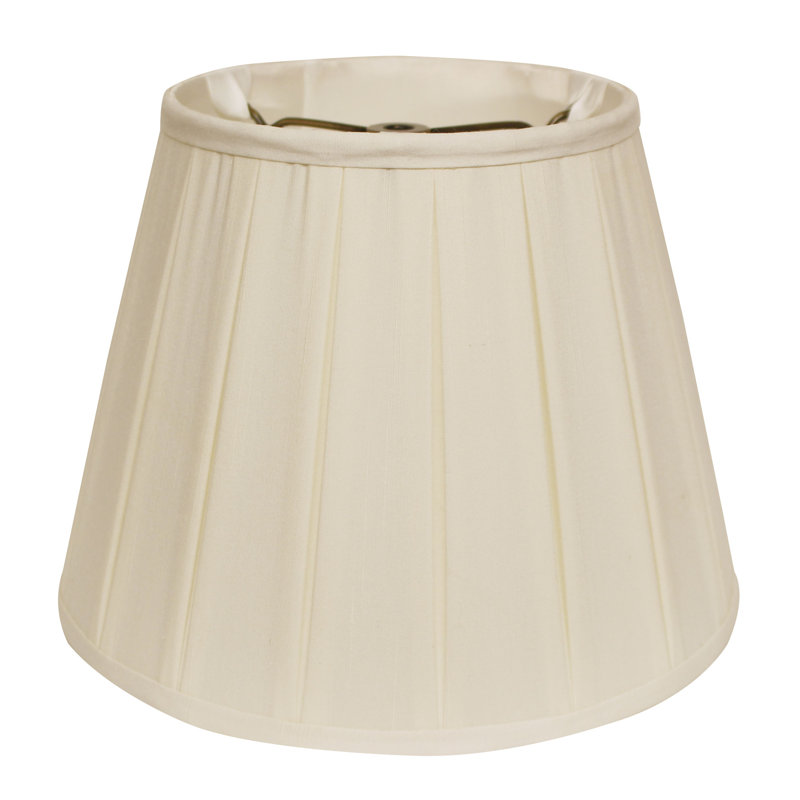 Silk Empire Lamp Shade, Egg, 11.5" H x 18" W x 18" D