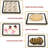 2-Pack Tray Liners, Reusable Non-Stick Cookie Trays, Grey