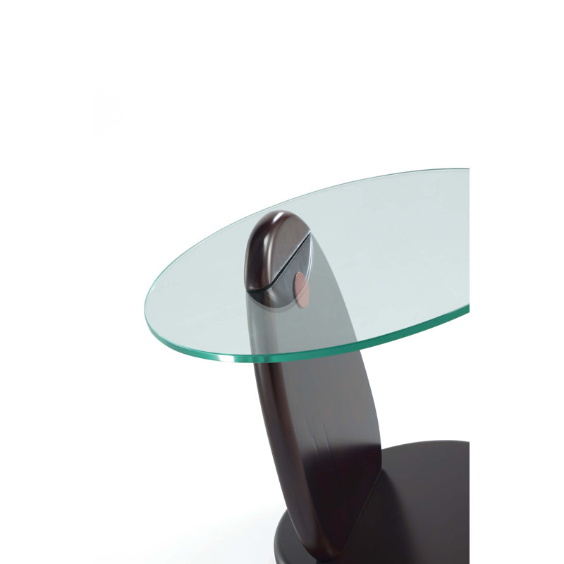 Jocell 2-Piece Modern Coffee Table and End Table Set in Dark Walnut