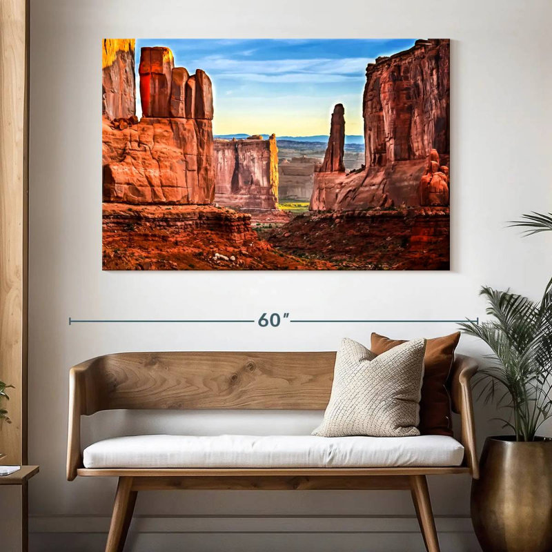 Alvord Red Rock Canyon, Nevada, H 34 po x l 51 po