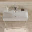 Lavabo de console de salle de bain 35 "avec trop-plein console en céramique
