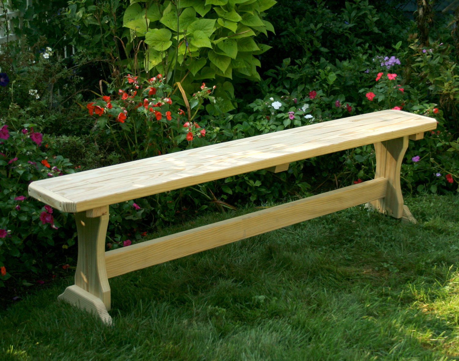 Red Barrel Studio Wooden Garden Bench | Wayfair