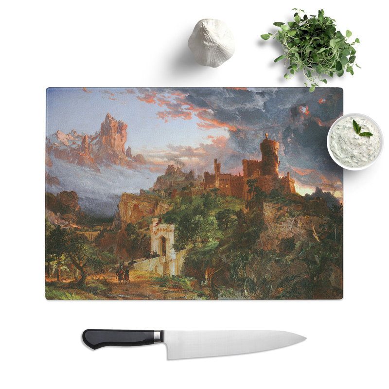 The Spirit of War by Jasper Francis Cropsey Chopping Board, 0.4cm H x 20cm W x 28.5cm L