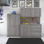 Système de rangement modulaire 92W avec armoires murales-72736110