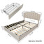 Grand lit plateforme avec rangement-473279542