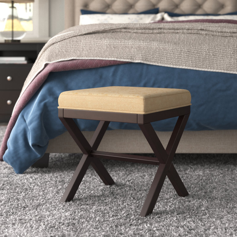 Pervin Solid Wood Accent Stool