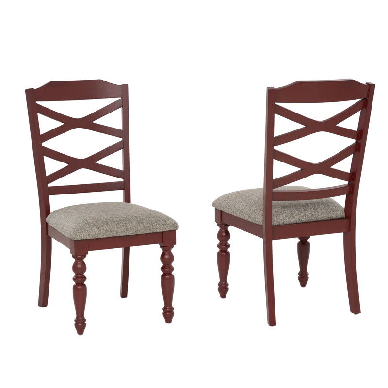 Trimble Red Side Chair, Red