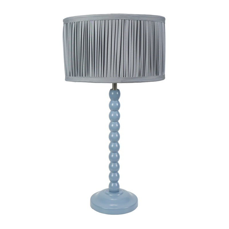 Rosino Wood Table Lamp, Yes, Blue, Blue