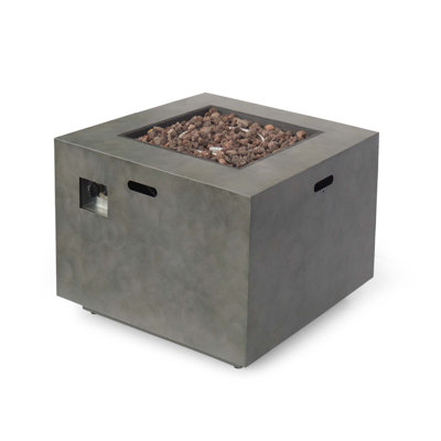 Square Iron Fire Pit-50 000 Btu
