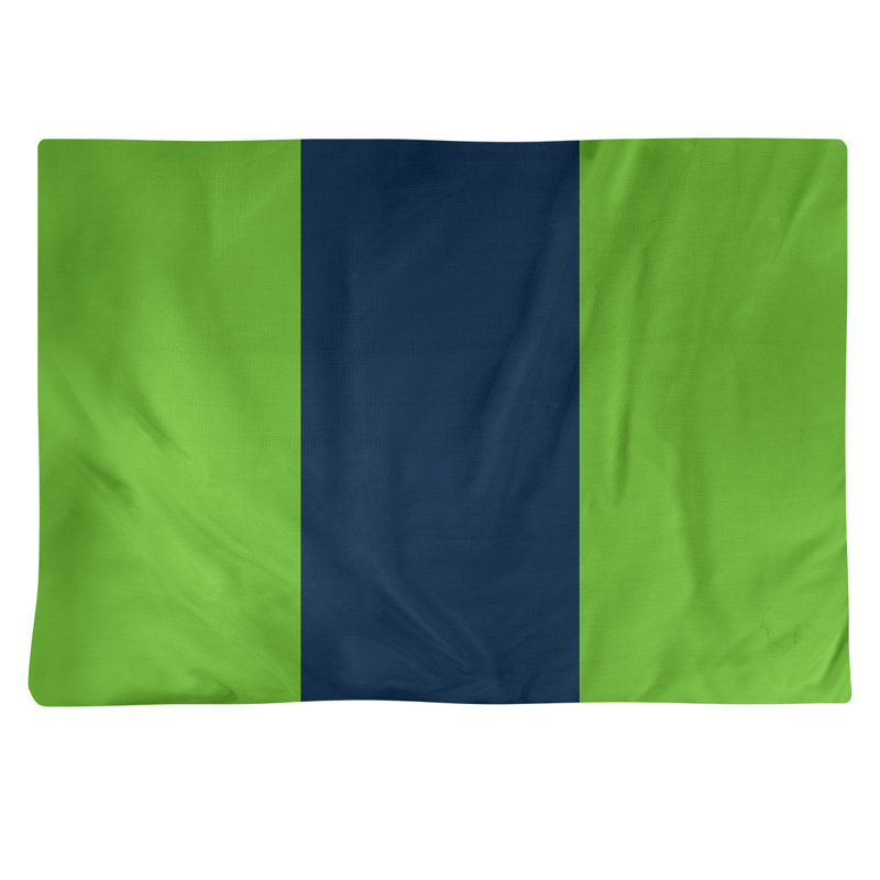 Récapitulatif en coton 18" retour football Seattle, Vert / Bleu