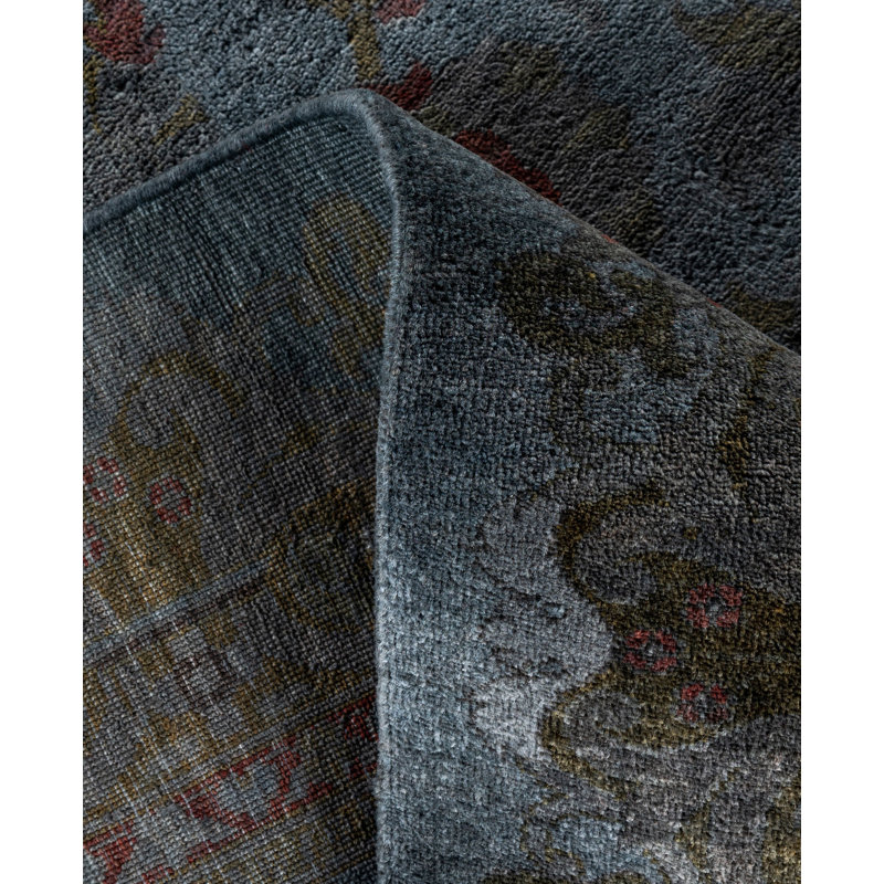 Overdyed One-of-a-Kind 8' 0" X 10' 0" Hand Knotted Area Rug