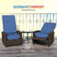 Chaise d'extérieur, Fauteuil inclinable pivotant d'extérieur-1185856178-1185856181