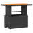 vidaXL Garden Dining Set Black Poly Rattan