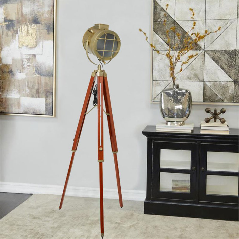 Lourenco 68'' Gloss Tripod Floor Lamp