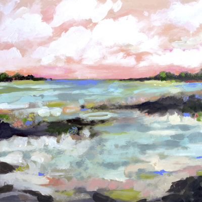 Surfscape III 1 Piece Wrapped Canvas Painting