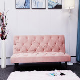 Convertible 65.8" Velvet Sofa Bed: Stylish and Functional Sofa Converts into Bed