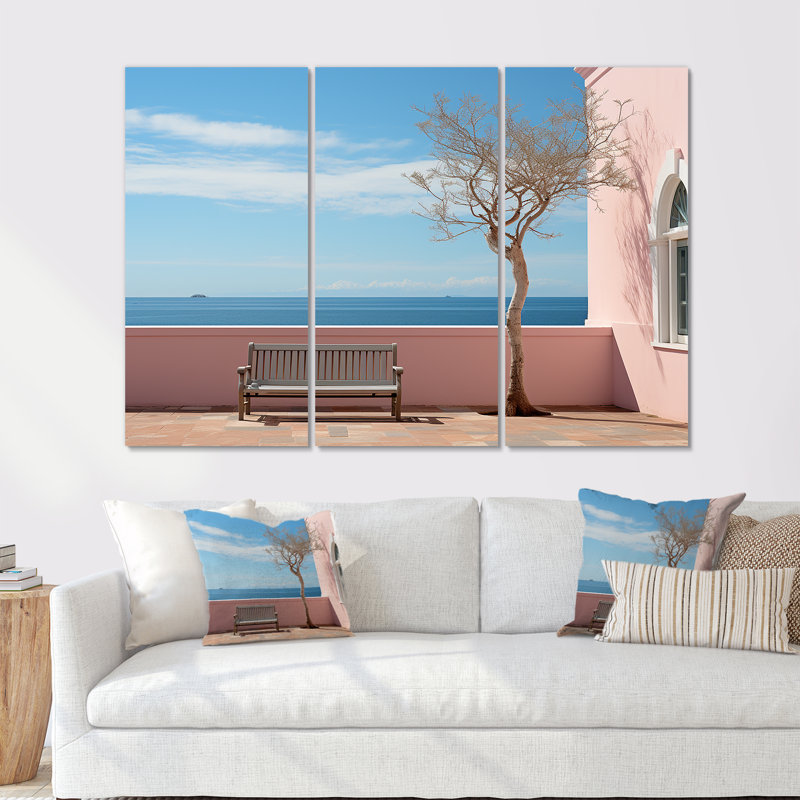 «Coastal Dream», ensemble d'art mural sur toile, H 40 po x l 60 po x P 1 po