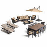 Deco Outdoor 20 - Piece Conversation Set
