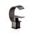 Bardsey Waterfall Bathroom Faucet with Drain & Valved, Single Handle 1 Hole Sink Faucets with Ceramic Cartridge, Oil Rubbed Bronze Bathroom Fixtures