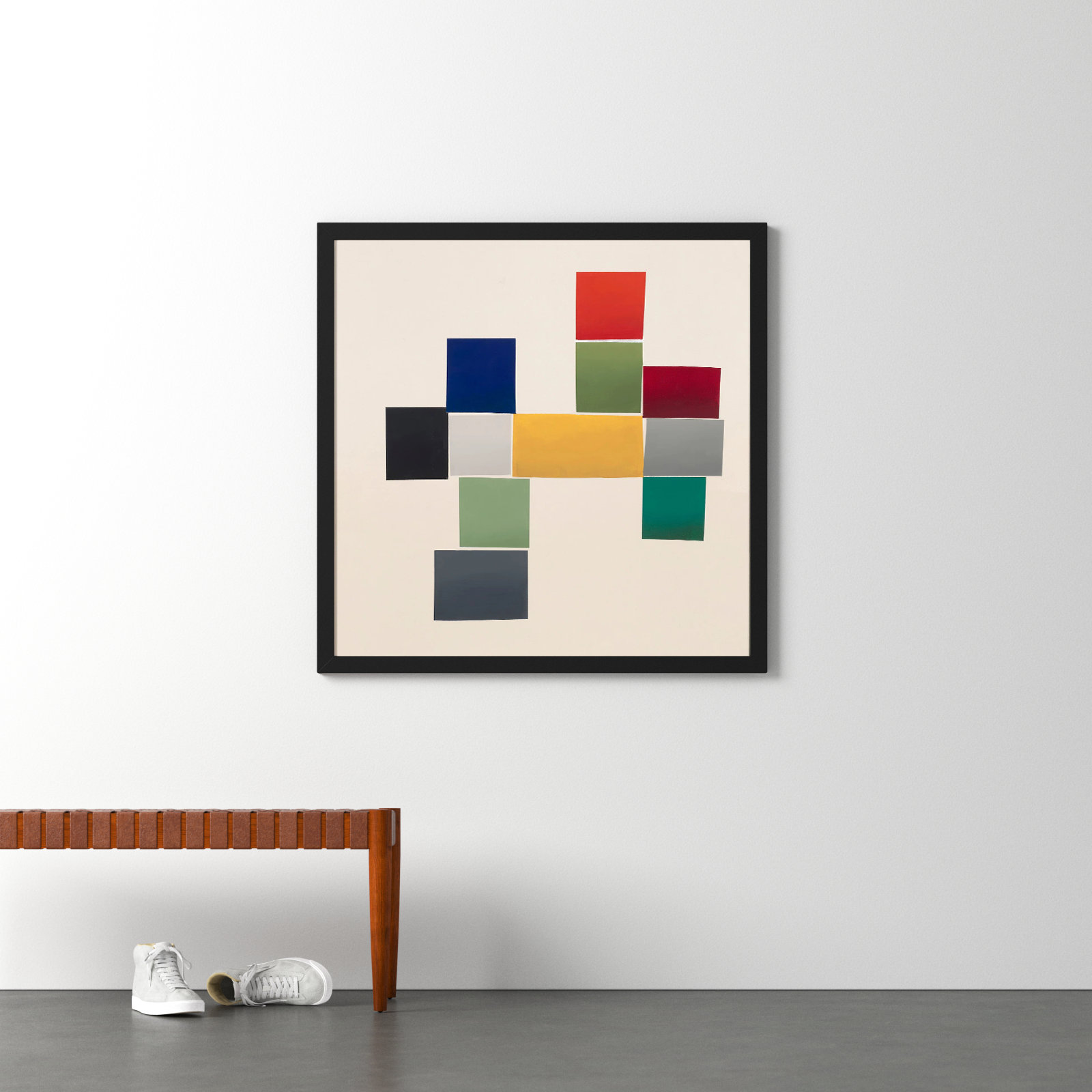 Jewels 1 by Lee Lessem, Black Framed, 44" W x 44" H