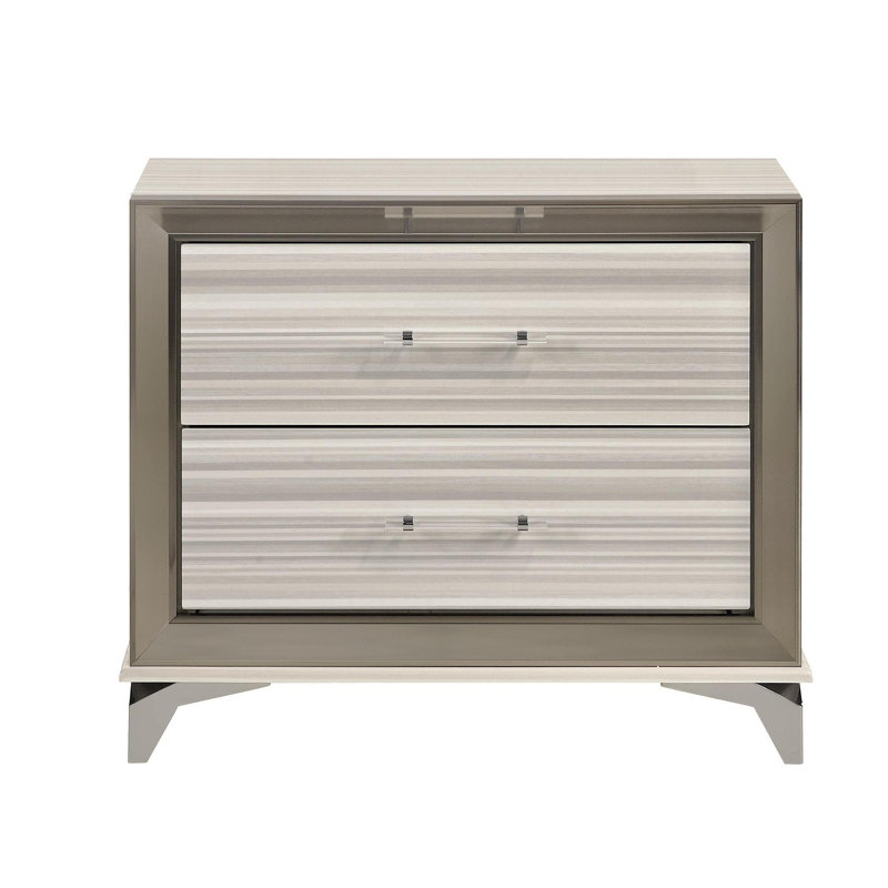 Table de chevet blanche Star