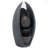 19.09"H Modern Curve Resin Outdoor Weather Resistant Water Fountain with LED Lights