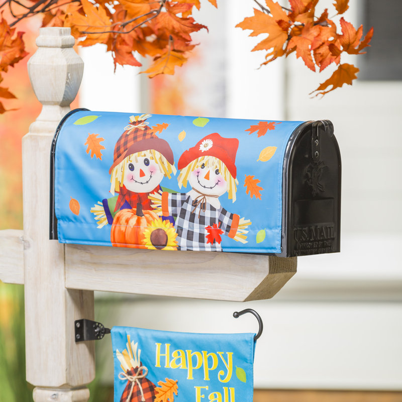 Couvercle de boîte aux lettres Happy Scarecrow