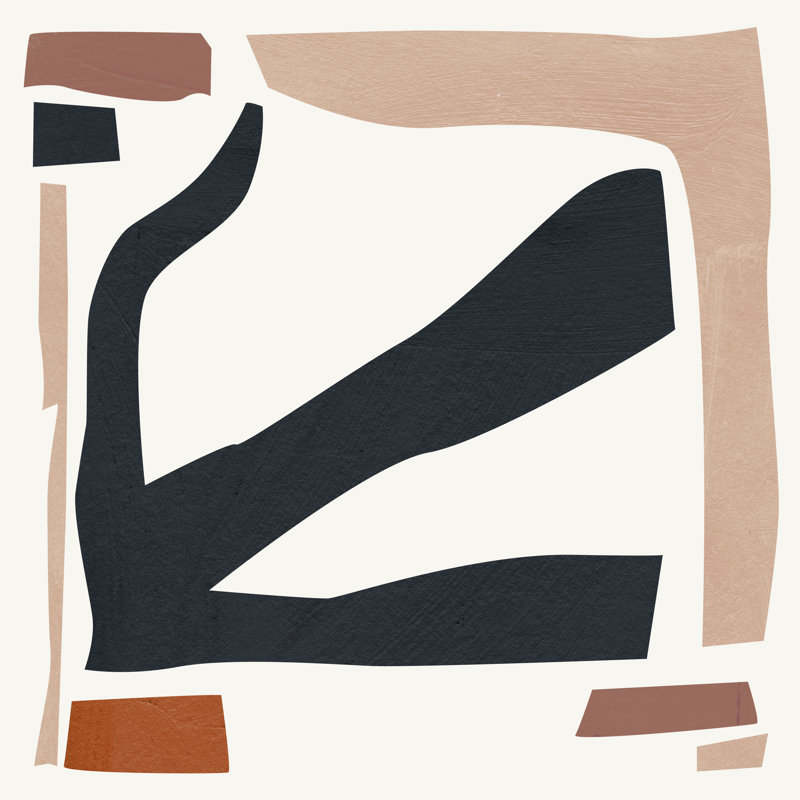 Mid Century Shapes III, H 20 po x l 20 po