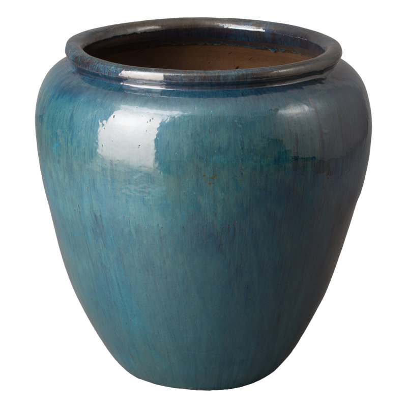 Handmade Ceramic Planter, 30" H x 30" W x 30" D