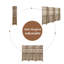 Paravent pliable 6 panneaux diviseur d'intimité-132515942