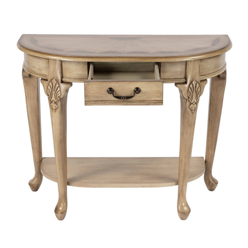 Console de 36,5 po Anicka, Beige antique