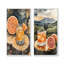Cocktail téquila avec verre de pamplemousse I - art mural nourriture et boissons 2 pièces-1144948789-1144948794