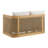 Fontaine 52" Outdoor Sofa in Washed Oiled Eucalyptus
