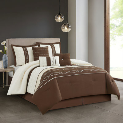 Penley 7 Piece Geometric Comforter Set