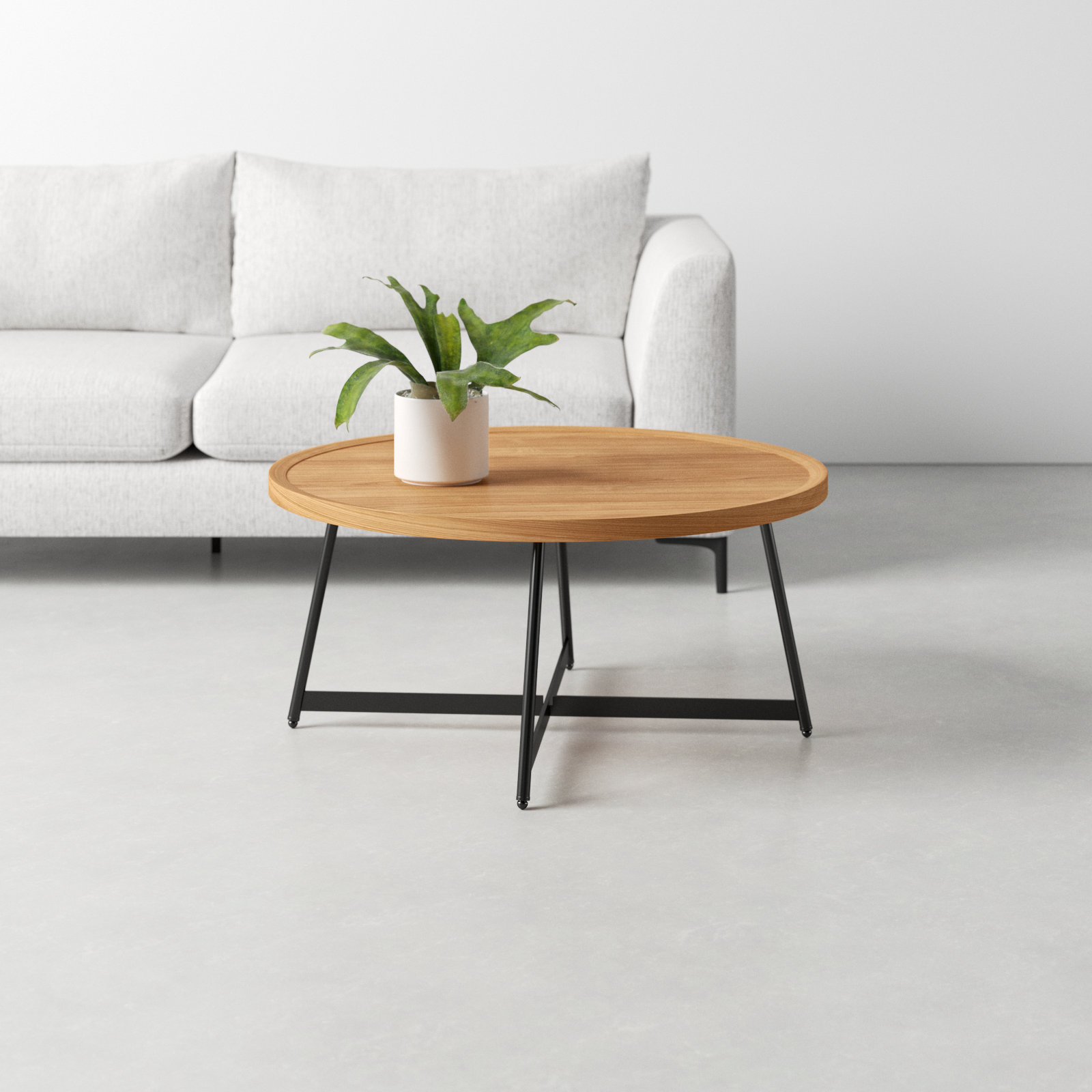 Xavier Coffee Table, Oak