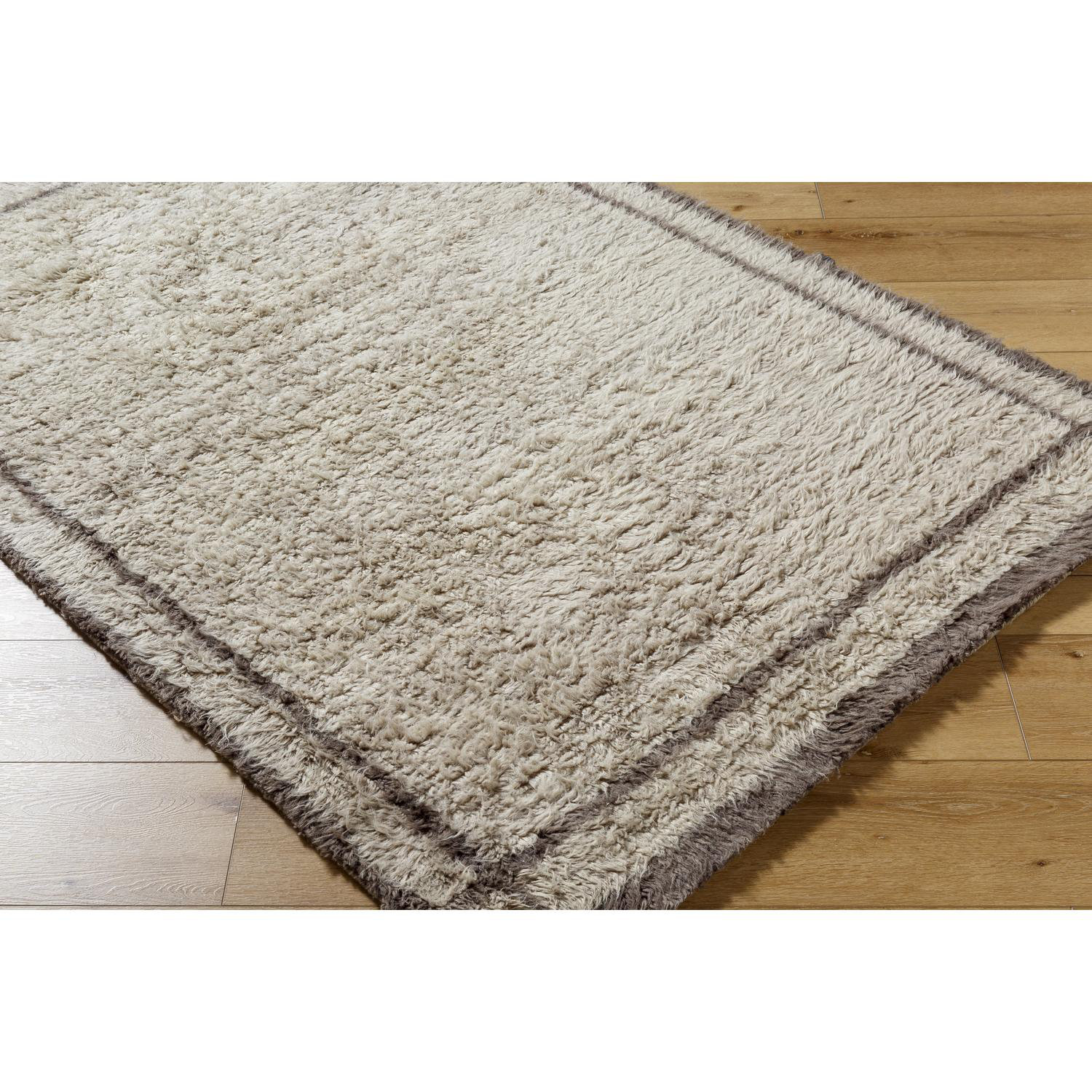 Hand-Tufted Moroccan Shag Rug, Rectangle 2' x 3'