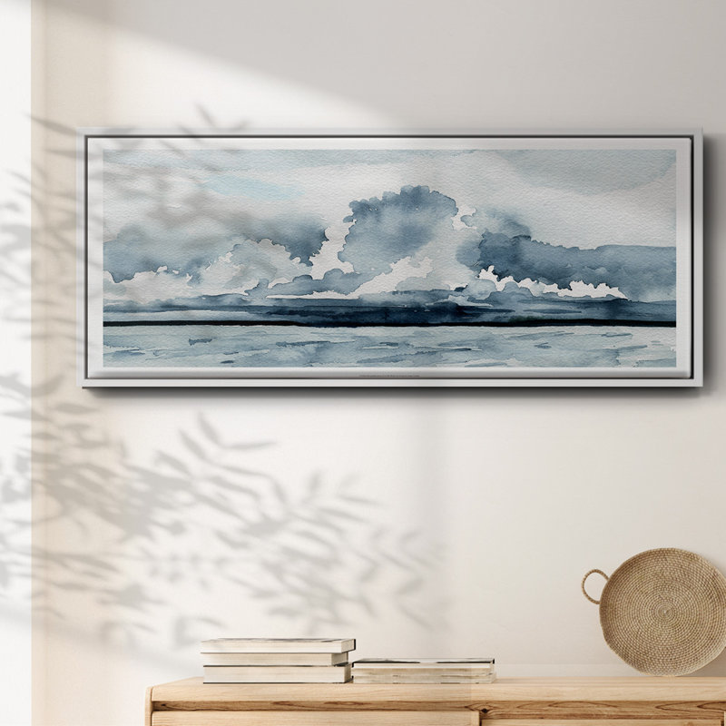Passing Rain Storm II- Framed Canvas