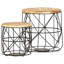 Winsor 2 - Piece Solid Wood Top Living Room Table Set