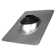 9" x 12.5" No-Calk Galvanized Steel Vent Pipe Roof Flashing with 2" Diameter