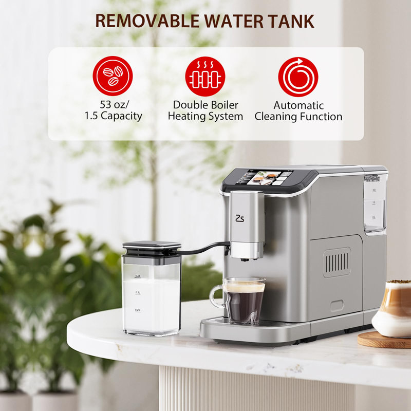 Zstar Semi-Automatic Espresso Machine, Sliver