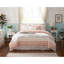 Ensemble d'édredon 9 pièces en percale rosé